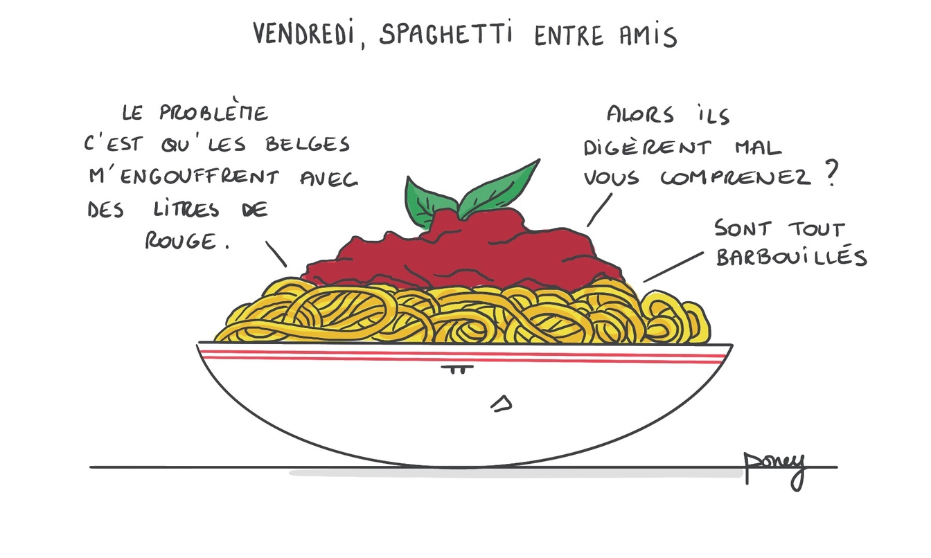 Vendredi, spaghetti entre amis !